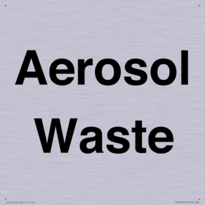 Aerosol Waste